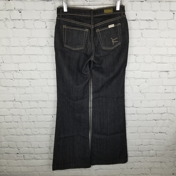 DAVID KAHN | flare leg dark wash jeans - Picture 2 of 9